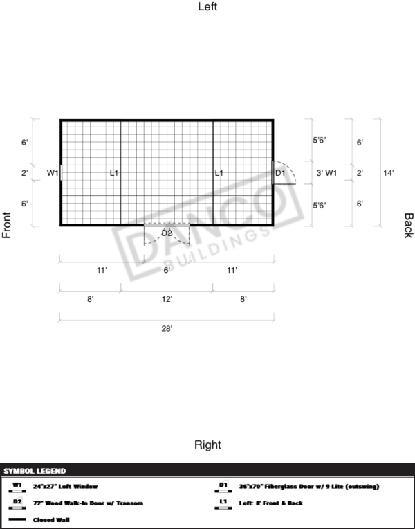 Lofted Barn 14x28 - Image 2