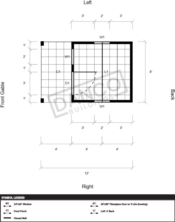 Standard Cabin 8x12 - Image 2