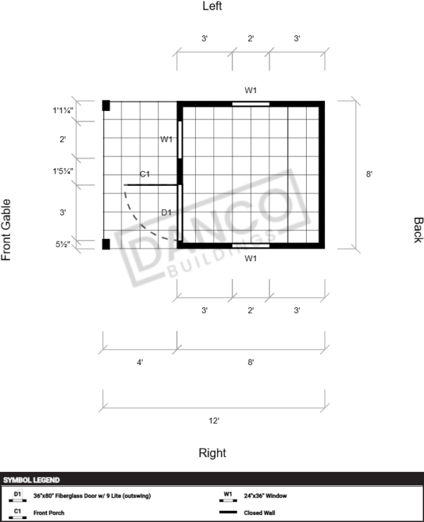 Standard Cabin 8x12 - Image 2