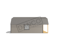 Lofted Barn Cabin 16x28 - Image 4