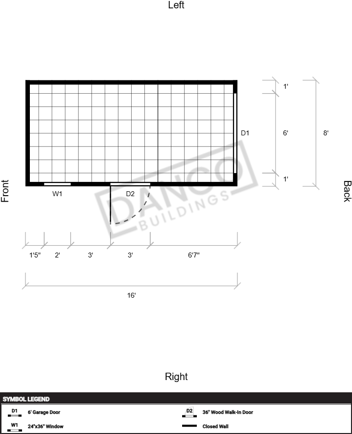 Garden Shed 8x16 - Image 2