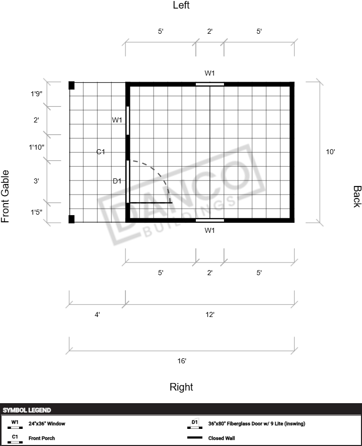 Standard Cabin 10x16 - Image 2