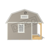Corner Porch Lofted Barn Cabin 14x50 - Image 6