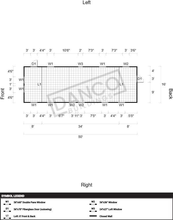 Lofted Barn 16x50 - Image 2