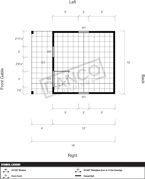 Standard Cabin 12x16 - Image 2