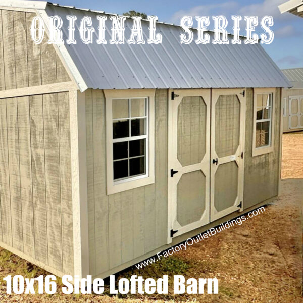 Side Lofted Barn 10x16-250030