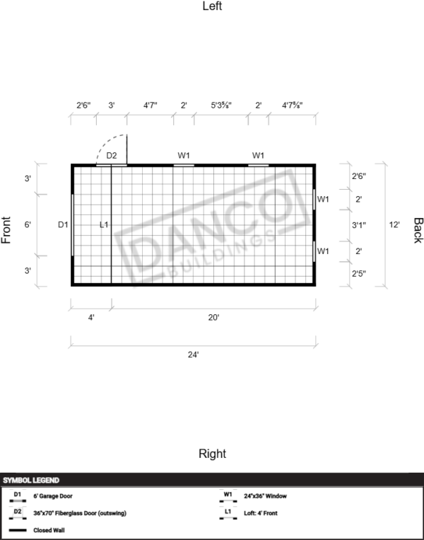 Lofted Barn 12x24 - Image 2