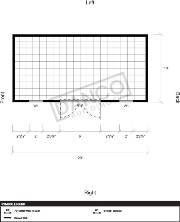 Extra Economy Lofted Barn 10x20/250114 - Image 2