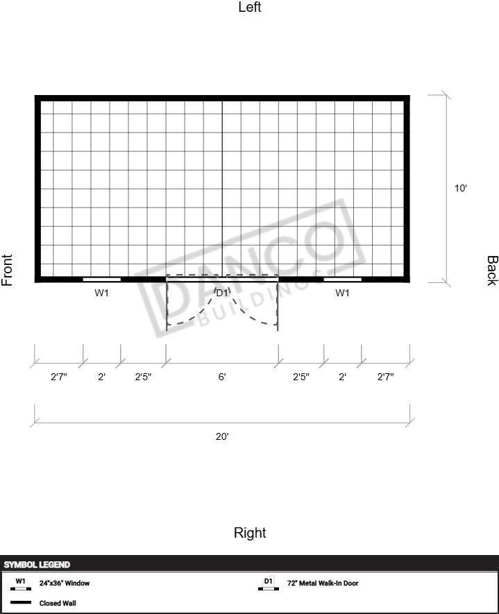 Extra Economy Metal Utility 10x20 - Image 2