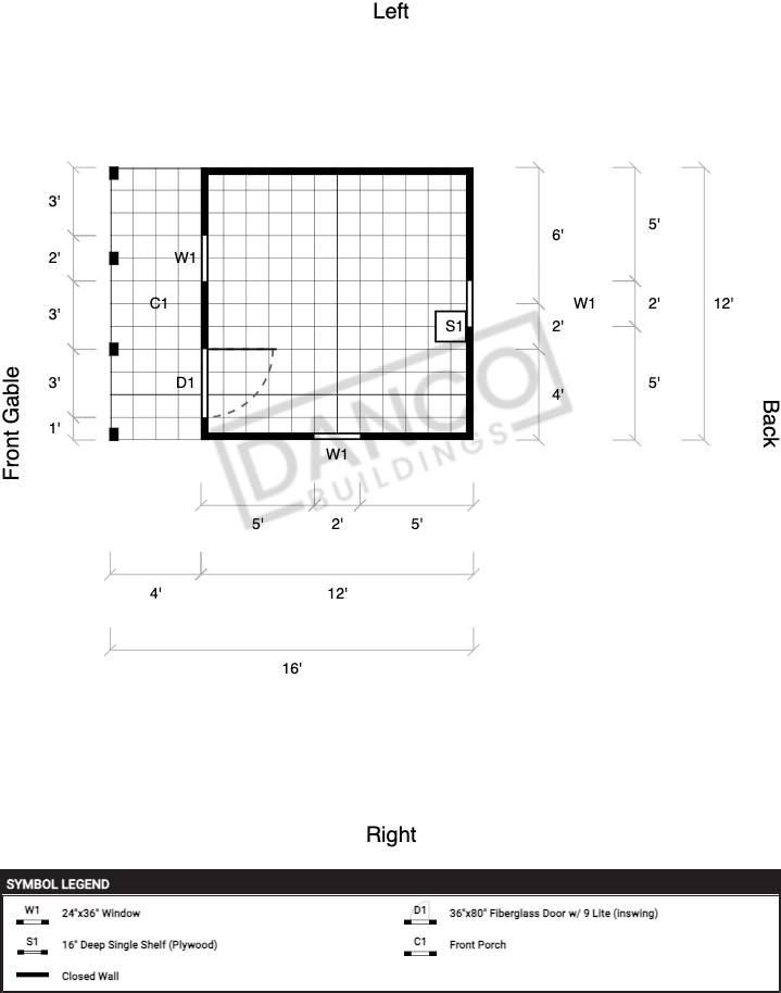 Standard Cabin 12x16 - Image 2