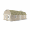 Side Lofted Barn 16x32