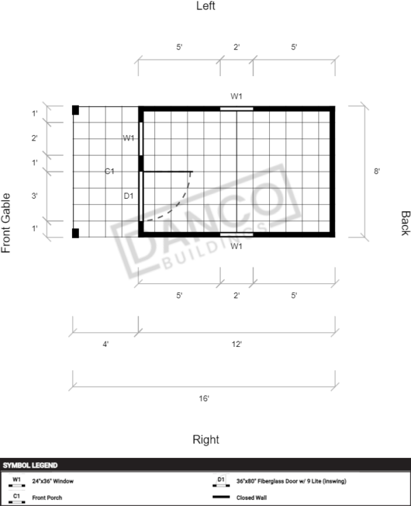 Standard Cabin 8x16 - Image 2