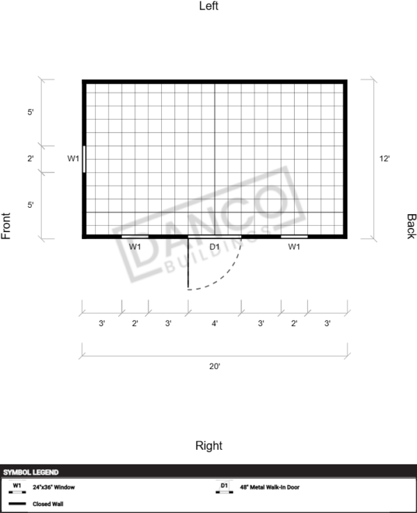 Extra Economy Metal Utility 12x20 - Image 2