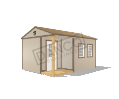 Corner Porch Cabin 12x16/250409