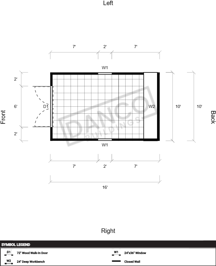Utility Shed 10x16 250647 - Image 2