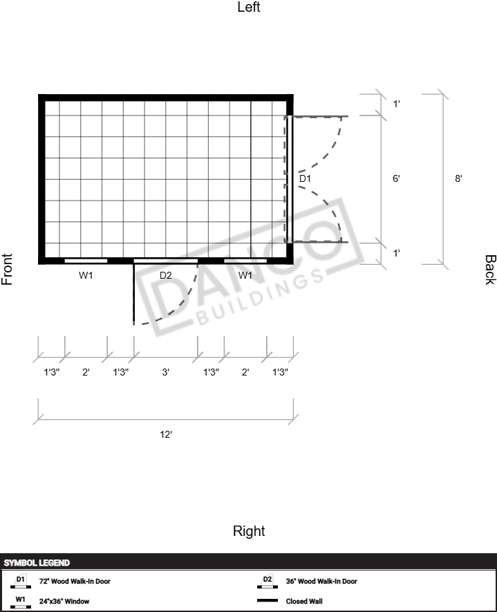 Garden Shed 8x12 - Image 2