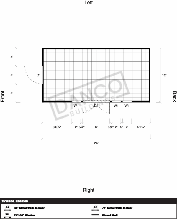 Extra Economy Metal Utility 12x24 - Image 2