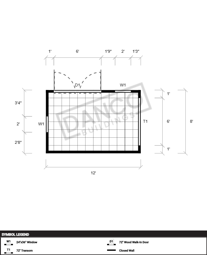 Urban Shed 8x12 - Image 2