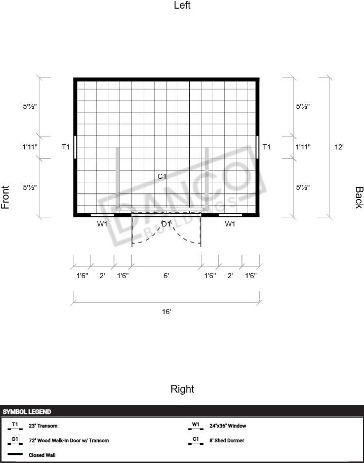 Dormer Shed 12x16 - Image 2