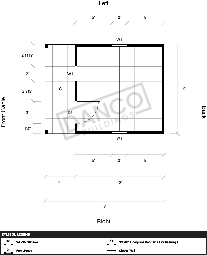 Standard Cabin 12x16 - Image 2