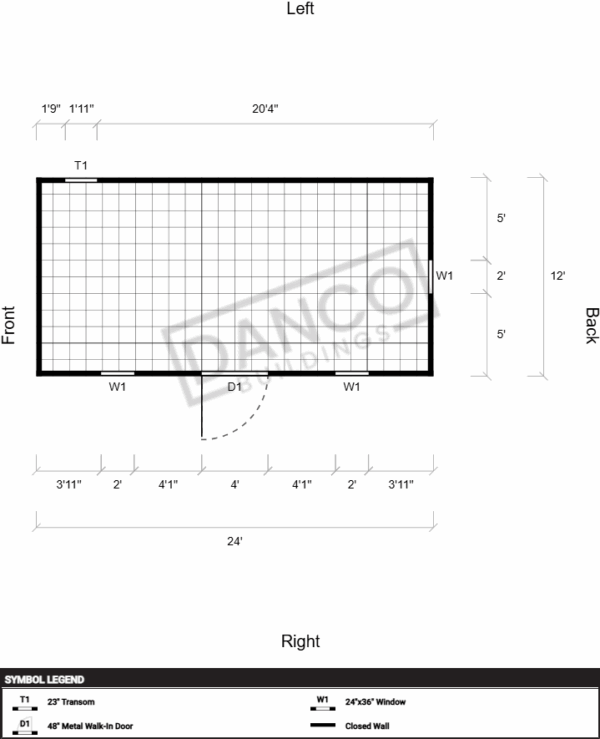Extra Economy Metal Utility 12x24 - Image 2