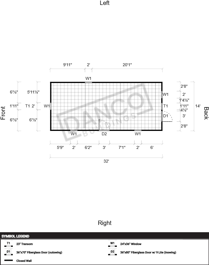 Dormer Shed 14x32 - Image 2