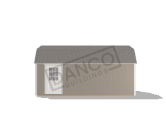 Lofted Barn Garage 10x20 - Image 3