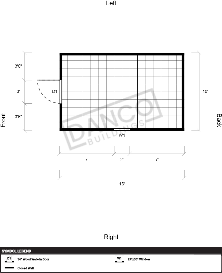 Utility Shed 10x16 - Image 2