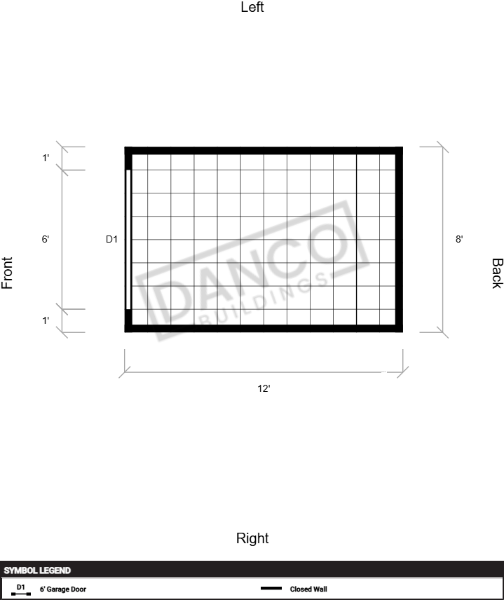 Extra Economy Metal Utility 8x12 - Image 2
