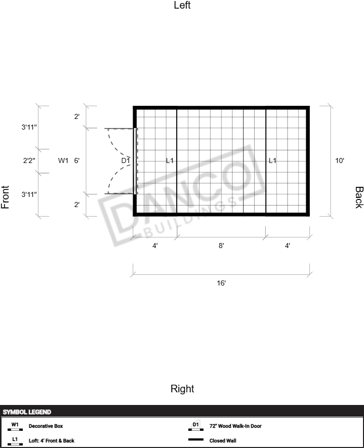 Lofted Barn 10x16 - Image 2