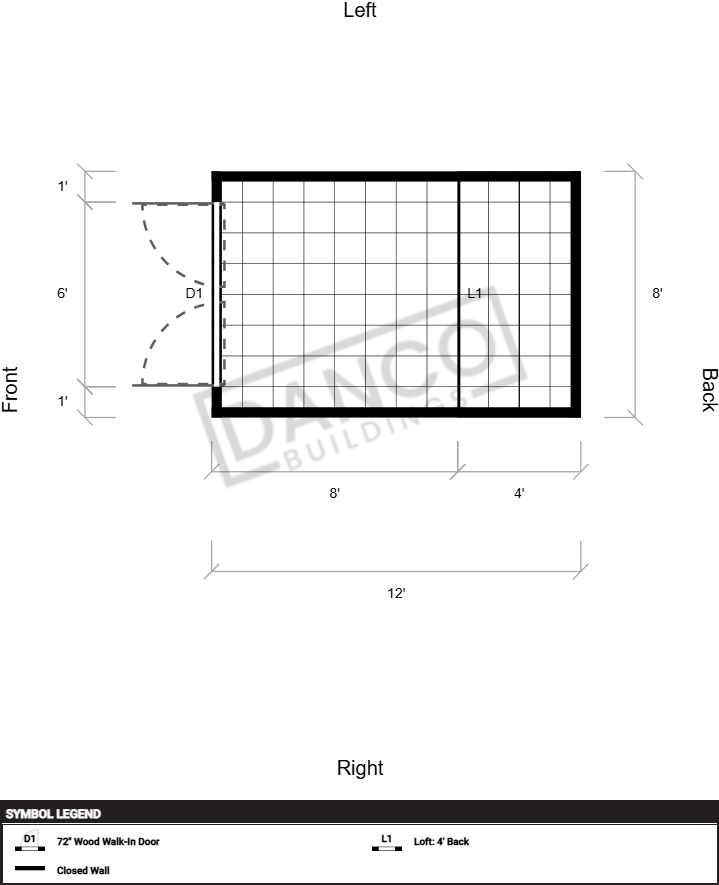 Lofted Barn 8x12 - Image 2