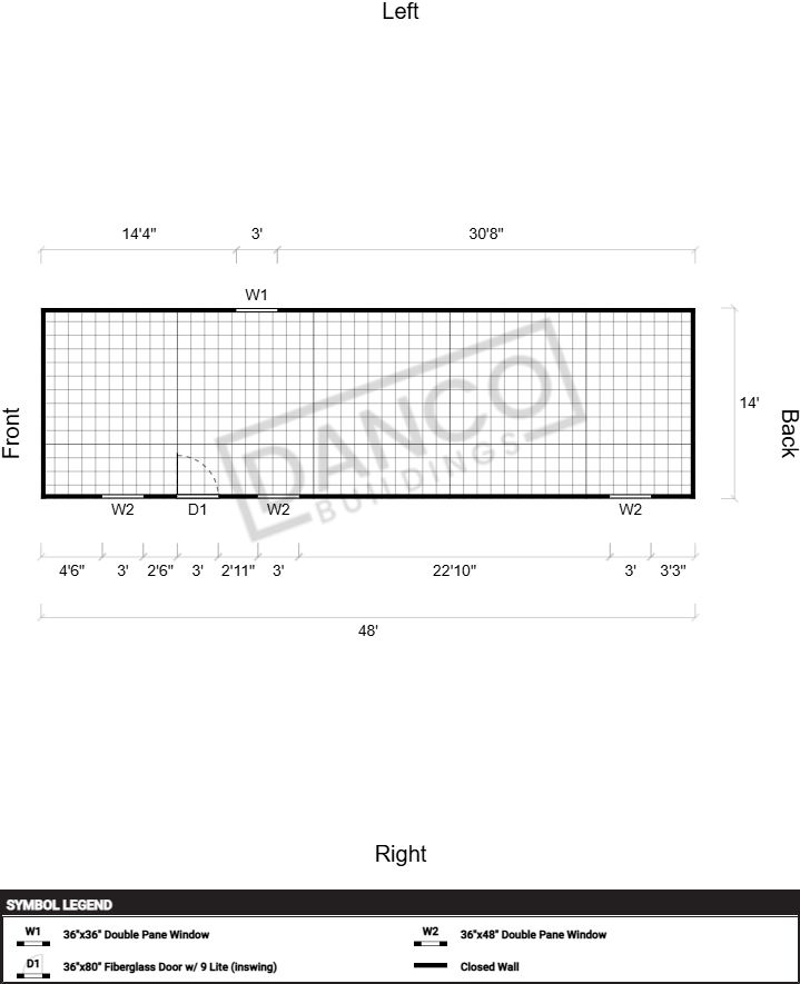 Utility Shed 14x48 - Image 2