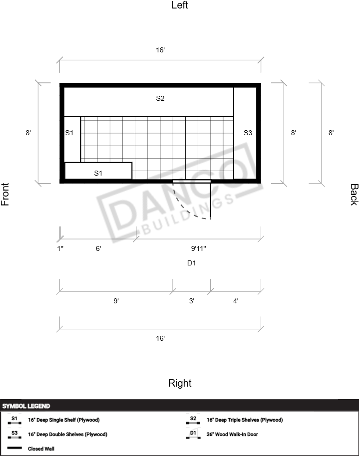 Utility Shed 8x16 - Image 2