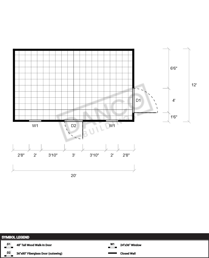 Urban Shed 12x20 - Image 2