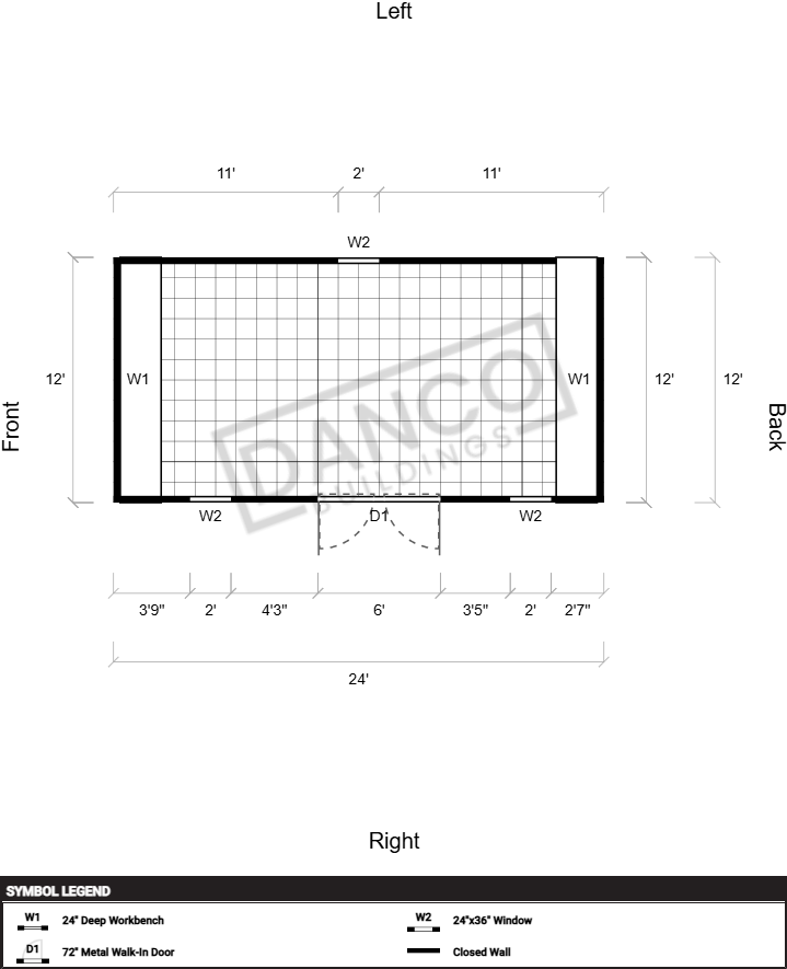 Extra Economy Metal Utility 12x24 - Image 2