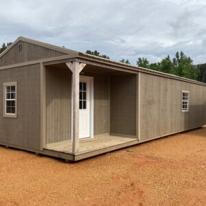 Corner Porch Cabin 16x40 [No Other Discounts]